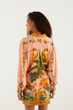 BIRDS MINI SKIRT