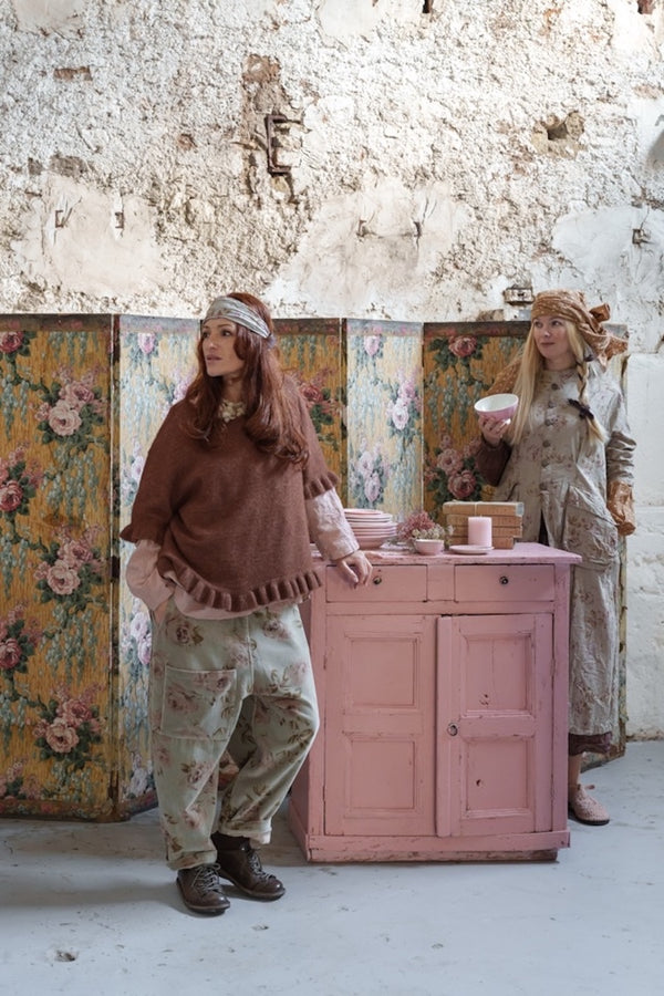 PANTS GASTON - VELOURS FLEURS