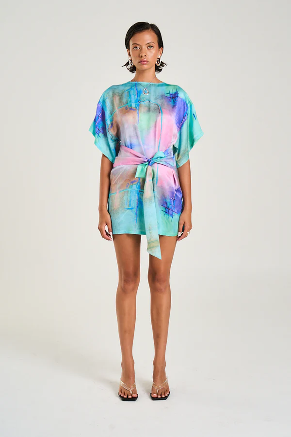TIE FRONT DRESS - H20