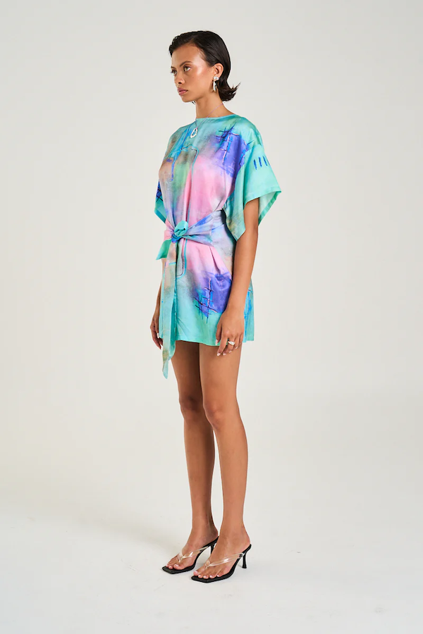 TIE FRONT DRESS - H20