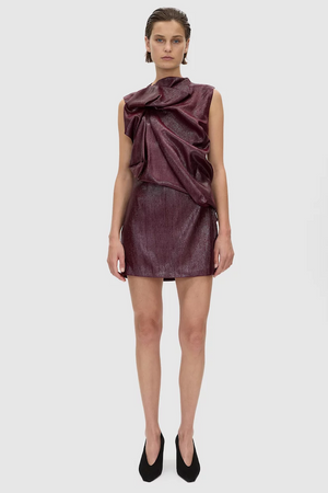SANA DRAPE TAILORED MINI DRESS