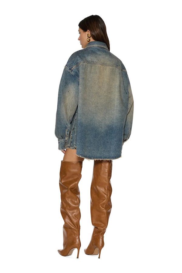OVERSIZED LS SHIRT - DUNE