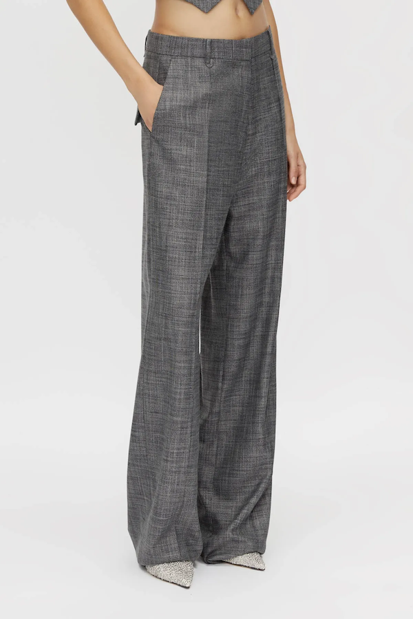 ZAZU PANT - CHARCOAL MARLE