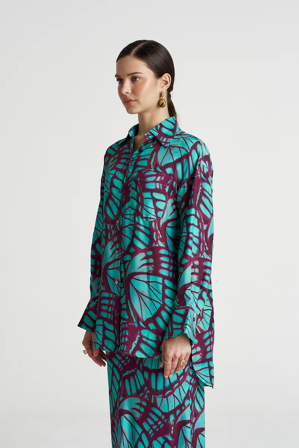 BOSS LS SHIRT - JADE BUTTERFLY