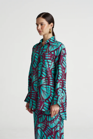 BOSS LS SHIRT - JADE BUTTERFLY