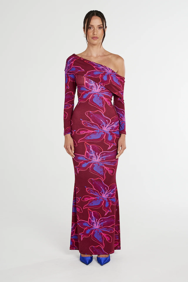 DROP SHOULDER MAXI DRESS