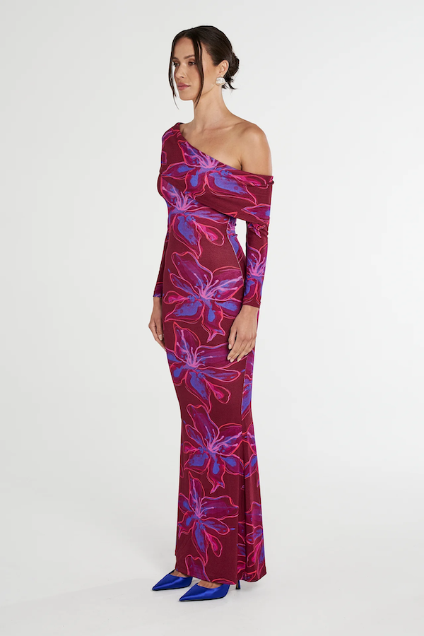 DROP SHOULDER MAXI DRESS