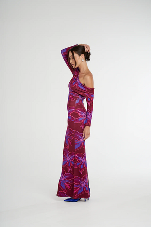 DROP SHOULDER MAXI DRESS