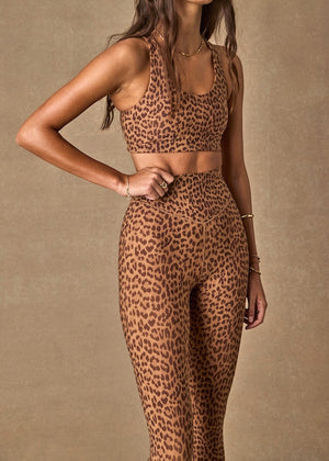 JAVAN 28INCH HIGH RISE PANT - LEOPARD