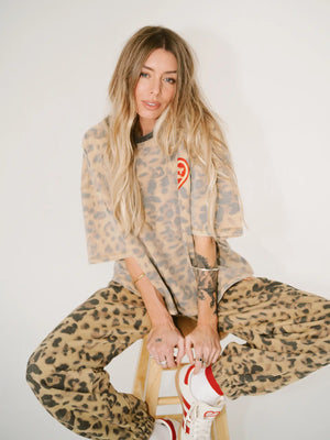 SORRY MUM TEE - LEOPARD