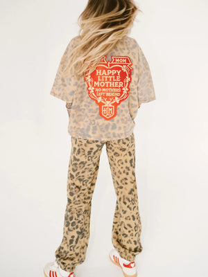 SORRY MUM TEE - LEOPARD