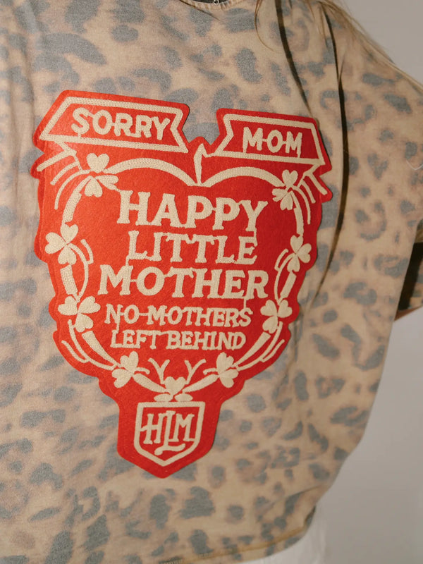 SORRY MUM TEE - LEOPARD