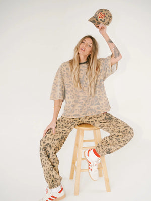 SORRY MUM TEE - LEOPARD