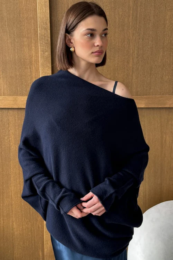 NATALIE SWEATER - DEEP BLUE