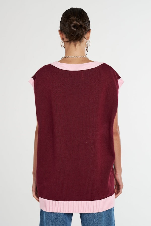 OS KNIT VEST