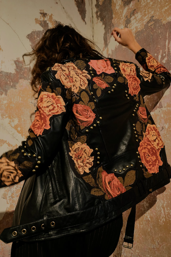 REBEL ROSE MOTO LEATHER JACKET