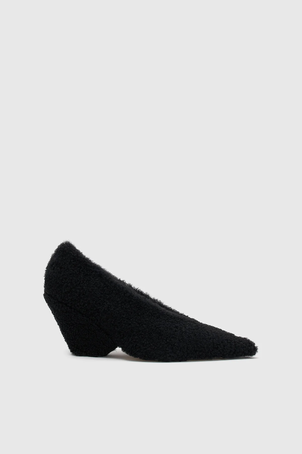 RHYS SHEARLING PUMP