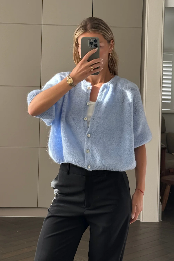 EMME CARDIGAN - SKY