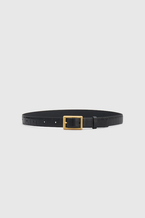 SONNY EEL BELT - BLACK