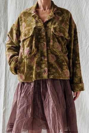 TEIKI JACKET - GRS VELOURS ROSE