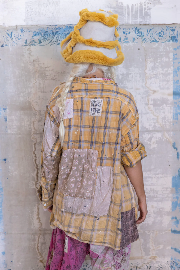 CHECK ADISON WORKSHIRT - TOP 1391 BUTTERSCOTCH
