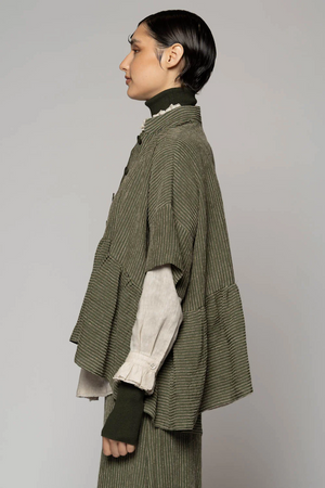 EMBER GATHER JACKET - MOSS