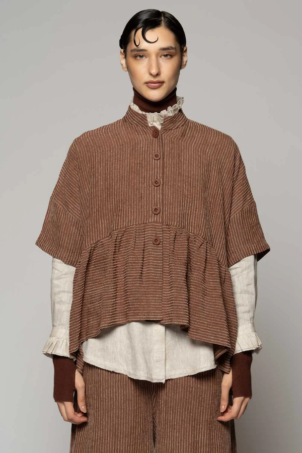 EMBER GATHER JACKET - WALNUT