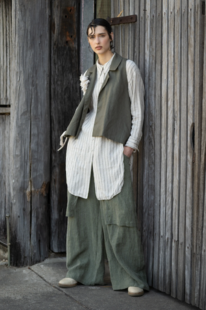 KOMICHI LONG SHIRT - NATURAL