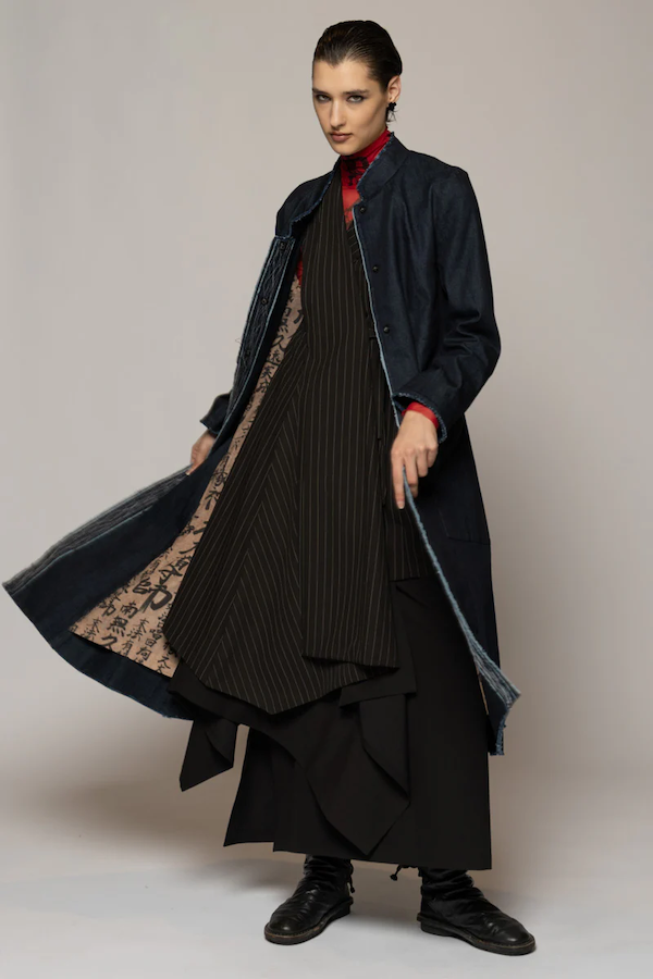 ONMITSU COAT - INDIGO