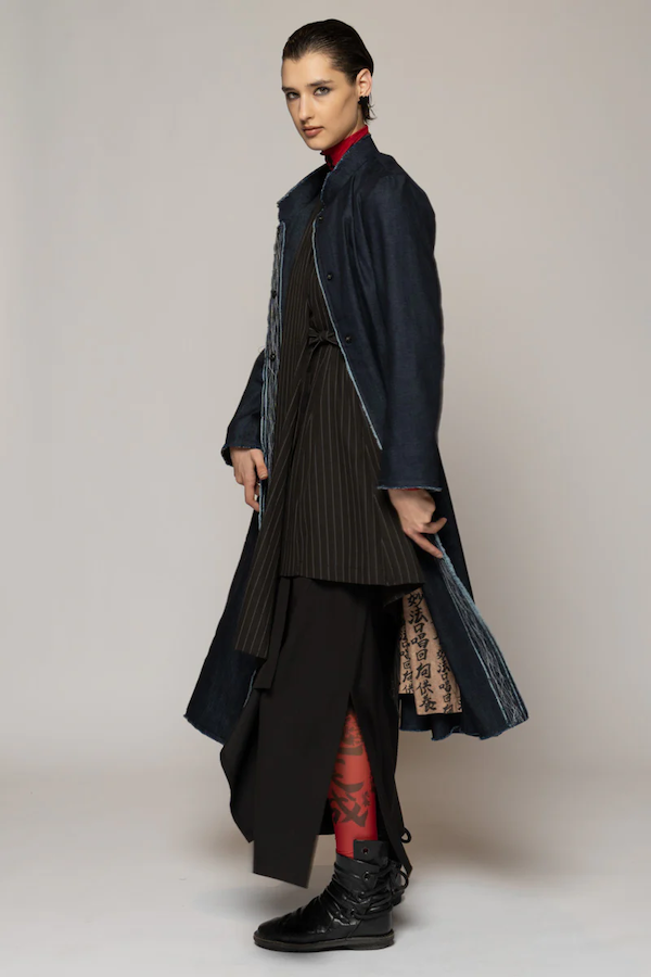 ONMITSU COAT - INDIGO