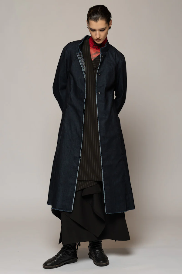 ONMITSU COAT - INDIGO