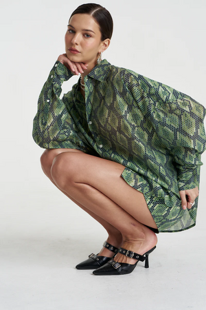 SHEER LS SHIRT - VIPER