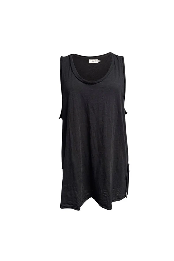 ZAGORA TANK TOP - BLACK