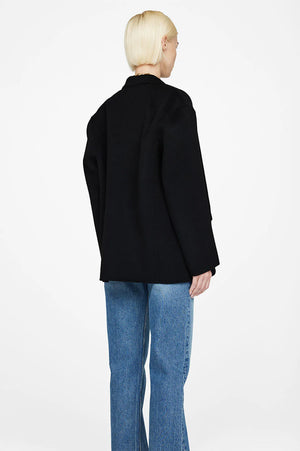 QUINN BLAZER - BLACK CASHMERE BLEND
