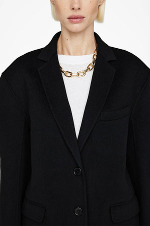 QUINN BLAZER - BLACK CASHMERE BLEND