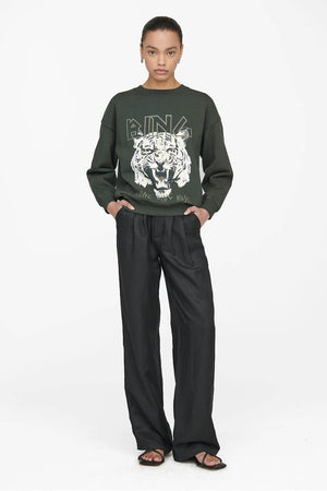 TIGER SWEATSHIRT - FOREST GREEN