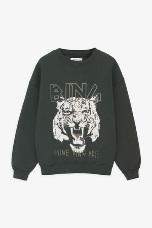 TIGER SWEATSHIRT - FOREST GREEN