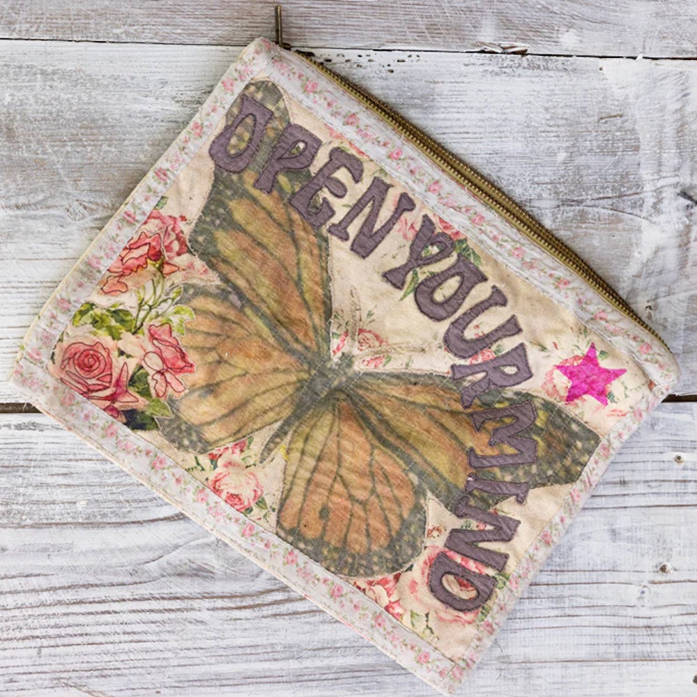 OPEN YOUR MIND ZIPPER BAG - BAG 035