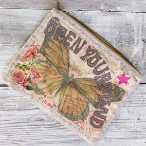 OPEN YOUR MIND ZIPPER BAG - BAG 035