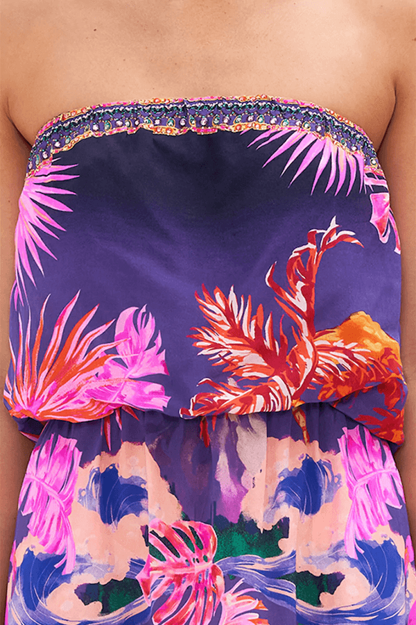 STRAPLESS BLOUSON DRESS D.D s Fashions