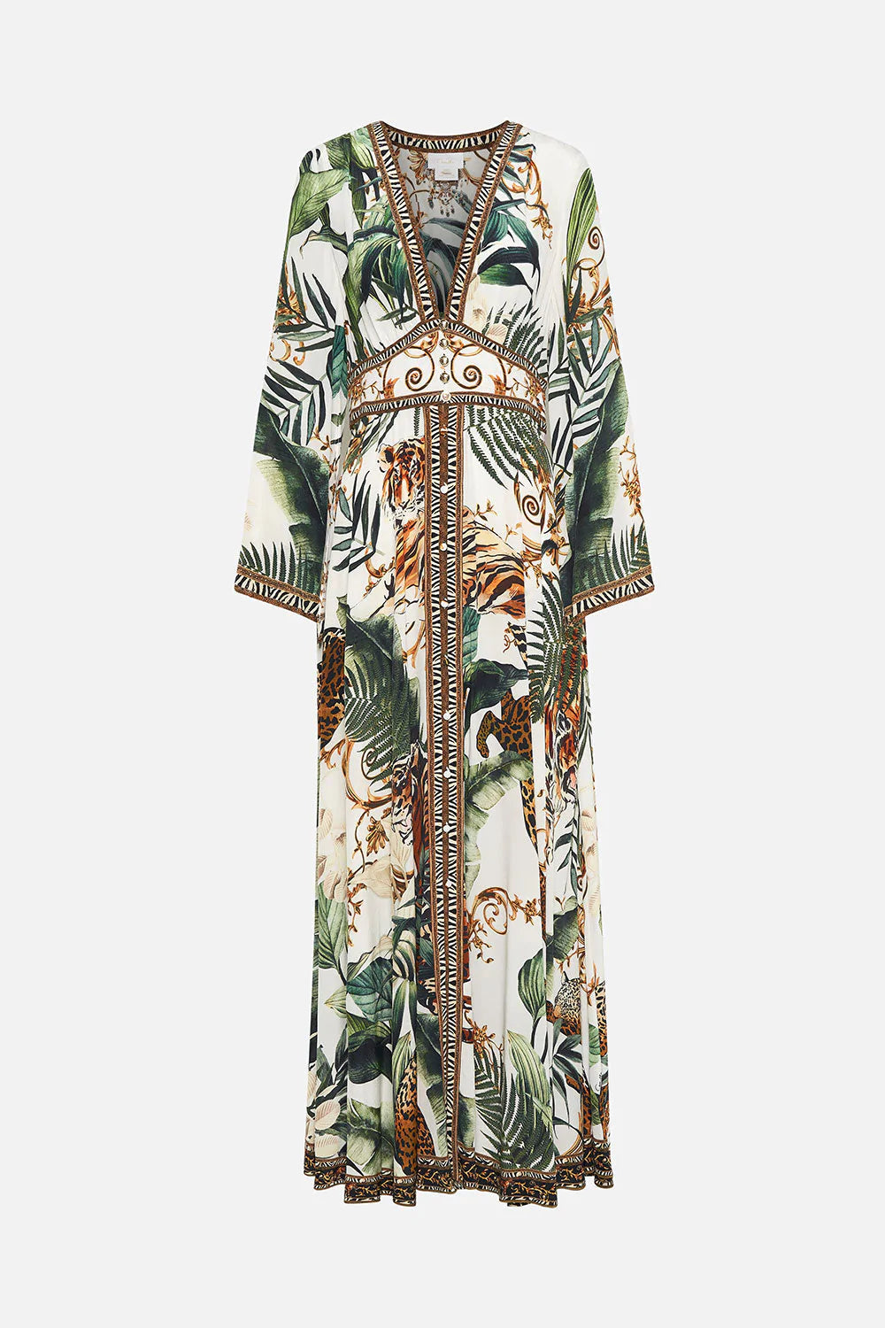 Dolce & Gabbana Multicolor Printed Silk Wide Kimono Sleeve Short Dress XS  Dolce & Gabbana