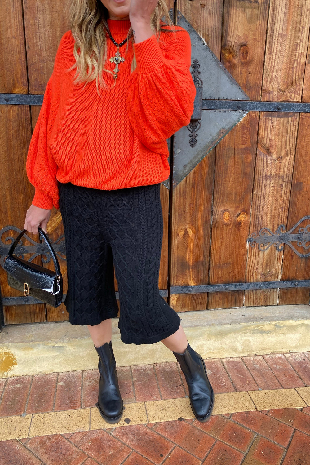 CROSSHATCH BERMUDA COTTON SHORTS