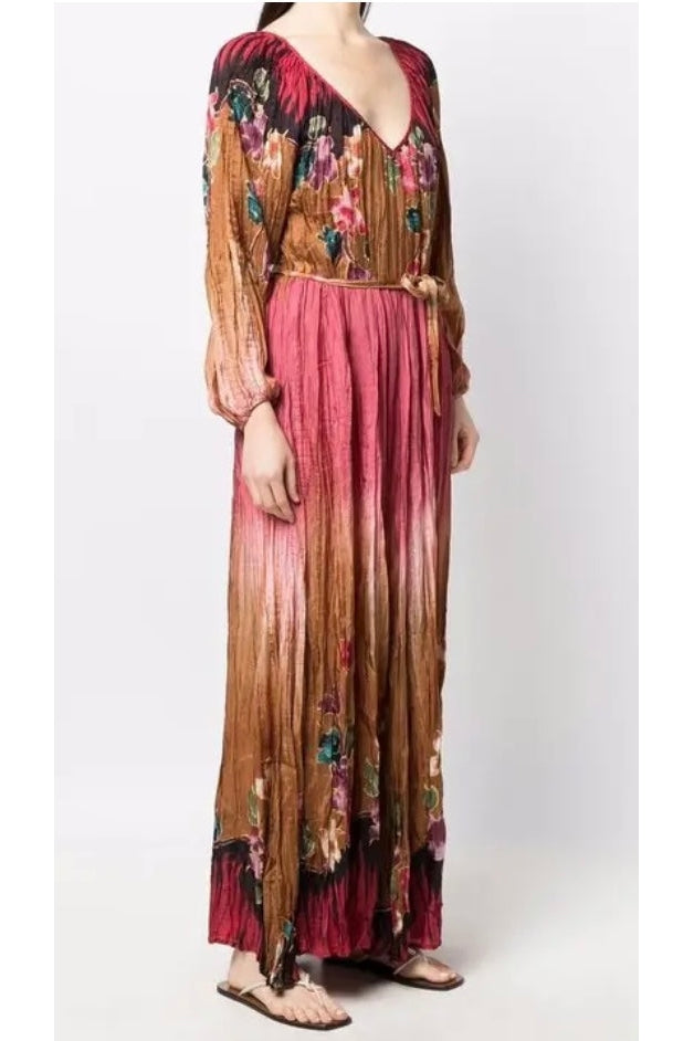 MYRTILLE FLORAL COMBO DRESS
