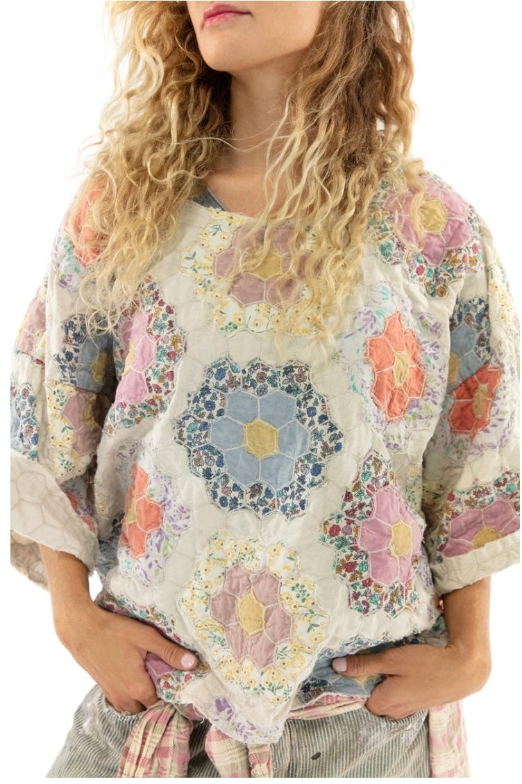 QUILTWORK MATILDA TOP - TOP 1091