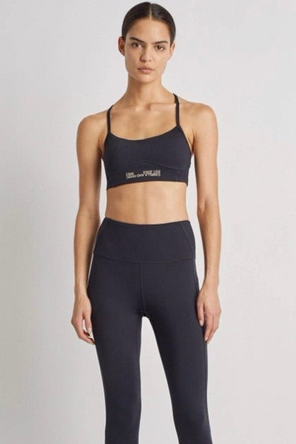KENNEDY PANELLED CROP French Navy