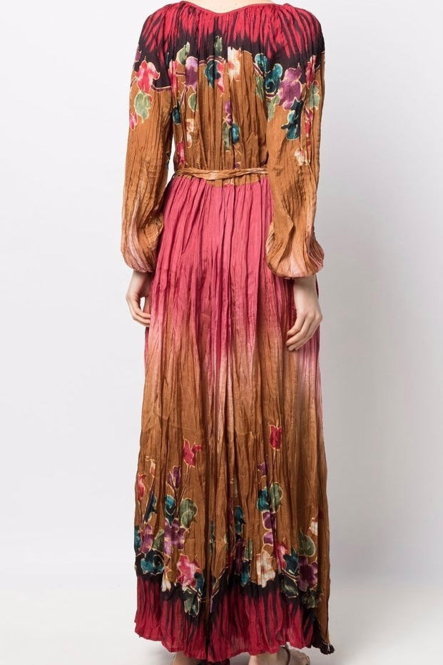 MYRTILLE FLORAL COMBO DRESS