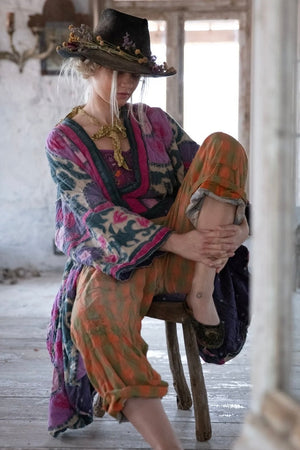 APPLIQUÉ HIPPIE COAT - JACKET 587