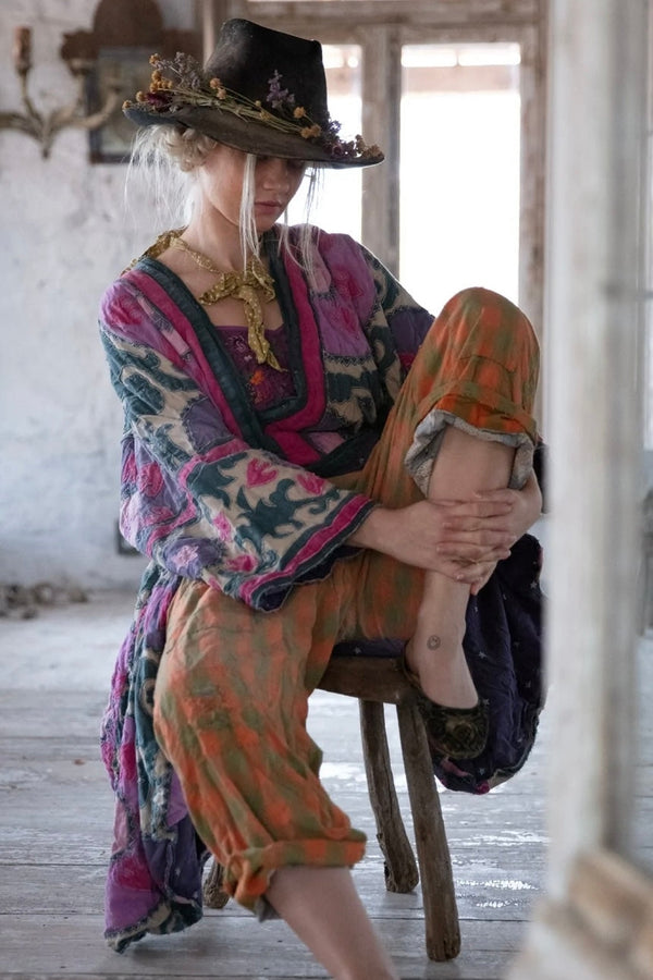 APPLIQUÉ HIPPIE COAT - JACKET 587