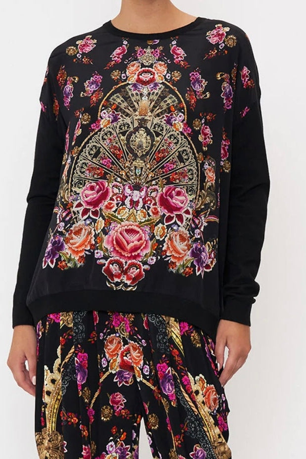 LONG SLEEVE JUMPER w PRINT FRONT DANCE WITH DUENDE