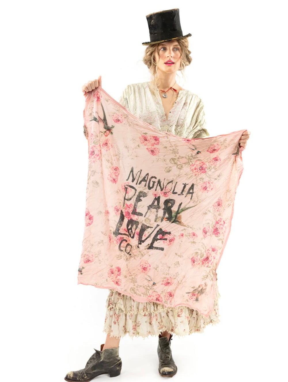 LOVE CO FLORAL BANDANA - SCARF 124 MANY SPARROWS